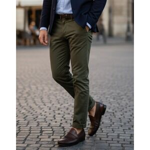 Mezlan Spyder Mens Loafer US 10M Brown Leather Moc‎ Toe Casual Slip-On Shoes